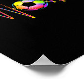 Poster Forme d'onde Ll de Soccer (Coin)