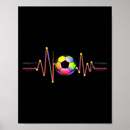 Poster Forme d'onde Ll de Soccer (Devant)