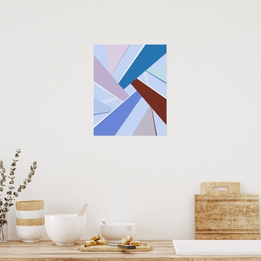 Poster Forme géométrique Abstraite 3 (Cuisine)