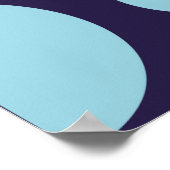 Poster forme géométrique Abstraite abstraite, art, oeuvre (Coin)