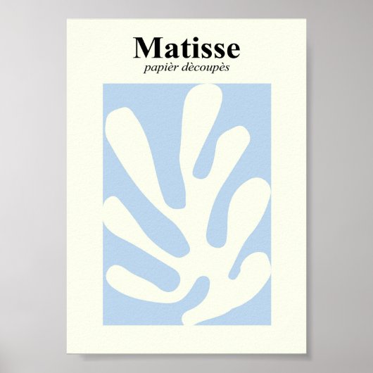 Poster Forme inspirée de Matisse (Devant)