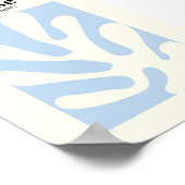 Poster Forme inspirée de Matisse (Coin)