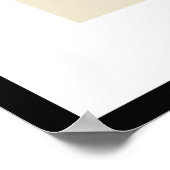 Poster Forme organique abstraite (Coin)