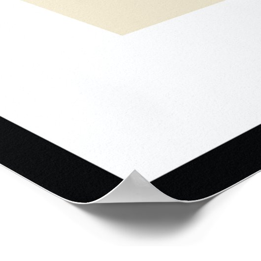 Poster Forme organique abstraite (Coin)