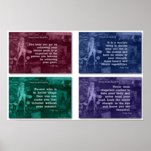 Poster Forme physique pour la confiance et