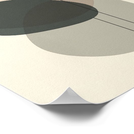 Poster Formes Abstraites (Coin)