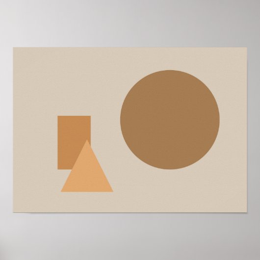 Poster Formes Abstraites Art (Devant)