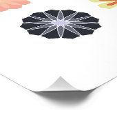 Poster Formes abstraites audacieuses (Coin)