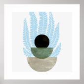 Poster Formes Abstraites Boho (Devant)