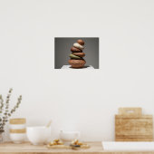 Poster Formes abstraites de terre et d'argile (Cuisine)