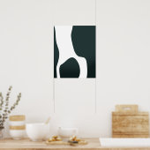 Poster Formes abstraites minimalistes (Cuisine)