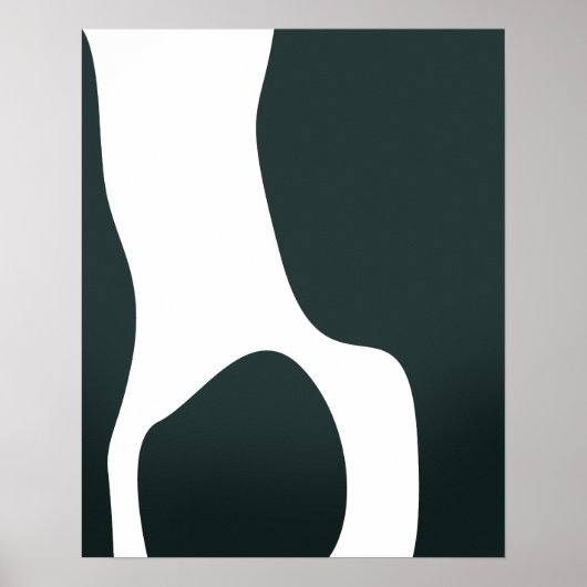 Poster Formes abstraites minimalistes (Devant)