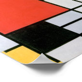 POSTER FORMES ABSTRAITES MONDRIAN EN DETRESSE (Coin)