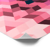 Poster formes arrondies mandala kaléidoscope Abstraites (Coin)