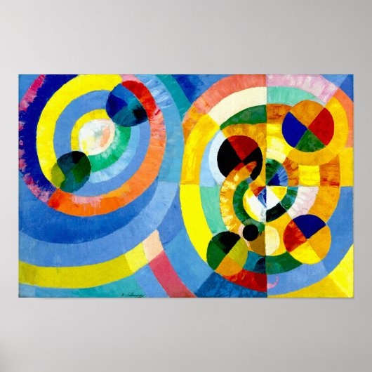 Poster Formes circulaires par Robert Delaunay (Devant)