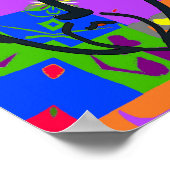 Poster Formes colorées Style Matisse (Coin)