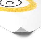 Poster Formes de conception géométrique Abstraites modern (Coin)