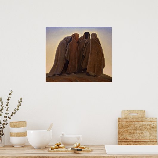 Poster Formes de la peur par Maynard Dixon (Cuisine)