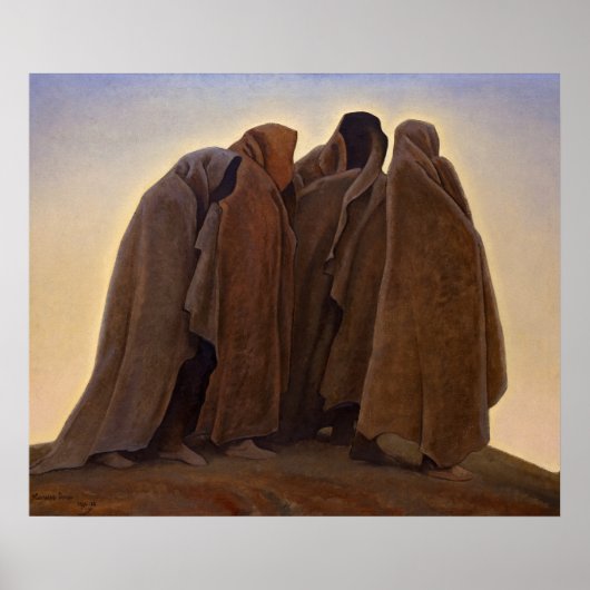 Poster Formes de la peur par Maynard Dixon (Devant)