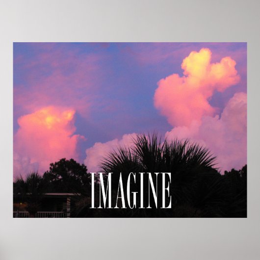 Poster Formes de Nuages (Devant)