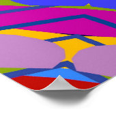 Poster Formes de style Matisse Abstrait, (Coin)