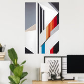 Poster Formes en Mouvement (Bureau à domicile)