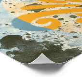 Poster Formes et couleurs modernes (Coin)