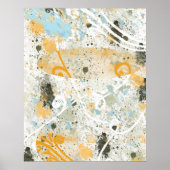 Poster Formes et couleurs modernes (Devant)