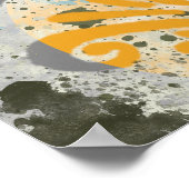 Poster Formes et couleurs modernes (Coin)