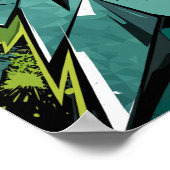 Poster Formes et pointes de graffiti (Coin)