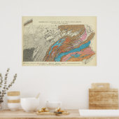 Poster Formes géologiques Penn (Cuisine)