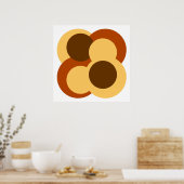 Poster Formes géométriques Abstraites (Cuisine)