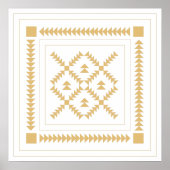 Poster Formes géométriques classiques Bloc de surface en  (Devant)