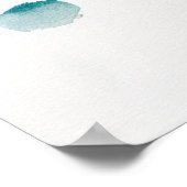 Poster Formes géométriques colorées Abstraites (Coin)