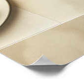 Poster Formes géométriques en 3D avec espace texte (Coin)