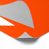 Poster Formes géométriques rétro avec motif abstrait tran (Coin)