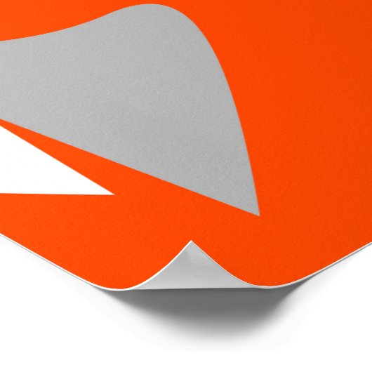 Poster Formes géométriques rétro avec motif abstrait tran (Coin)