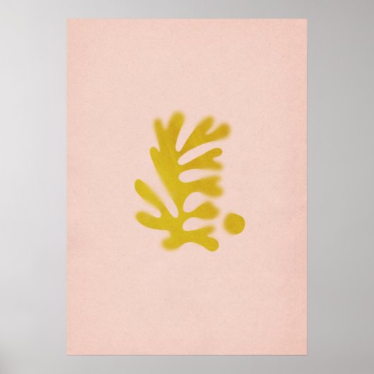 Poster Formes inspirées de Matisse (Devant)