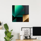 Poster Formes minimalistes abstraites modernes (Bureau à domicile)