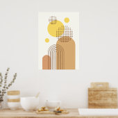 Poster Formes modernes Abstraites (Cuisine)