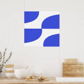Poster formes modernes art design (Cuisine)