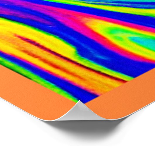 Poster Formes Motifs d'art design (Coin)