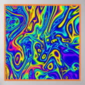 Poster Formes Motifs d'art design (Devant)