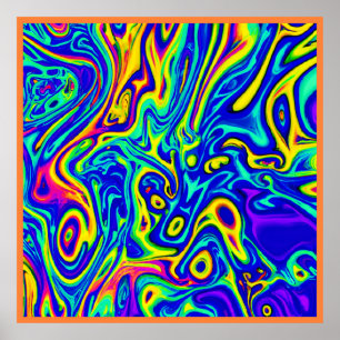 Poster Formes Motifs d'art design