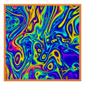 Poster Formes Motifs d'art design (Devant)