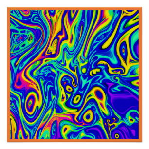 Poster Formes Motifs d'art design