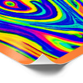 Poster Formes Motifs d'art design (Coin)