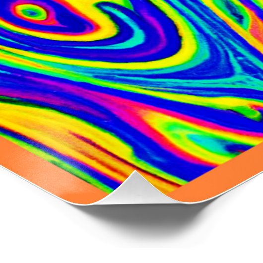 Poster Formes Motifs d'art design (Coin)
