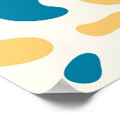 Poster Formes multicouleurs Abstraites (Coin)