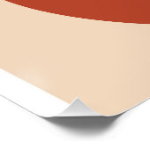 Poster Formes murales Abstraites (Coin)